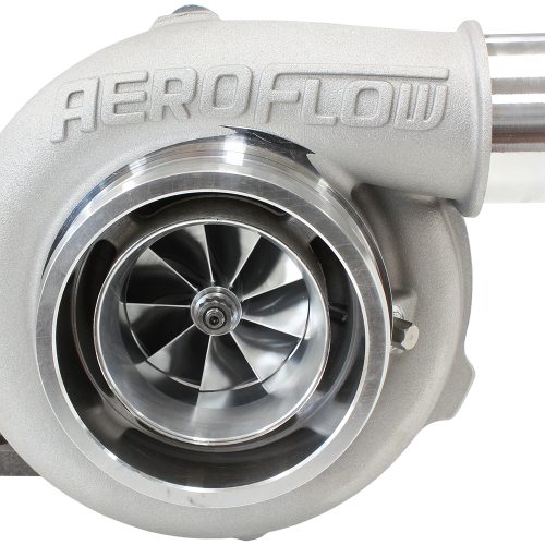 BOOSTED 5855 .63 Turbocharger 750HP, Natural Cast Finish External Wastegate, T3 Inlet Flange, V-Band Exhaust Flange