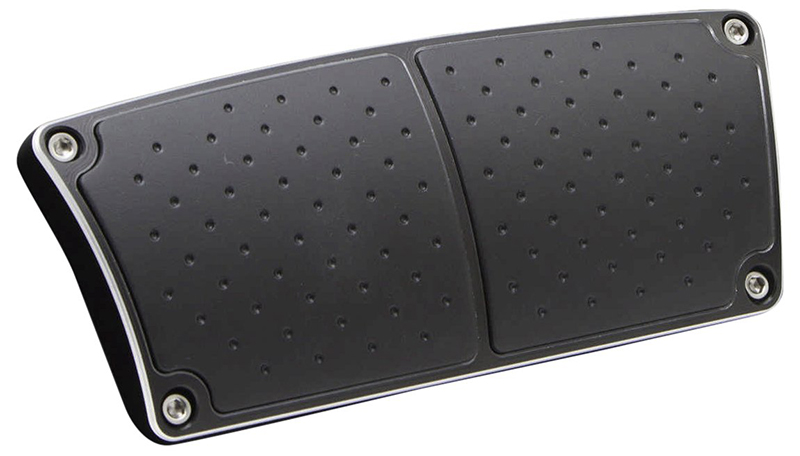BILLET BRAKE PEDAL COVER BLACKANODIZED SUIT AUTO LARGE PAD