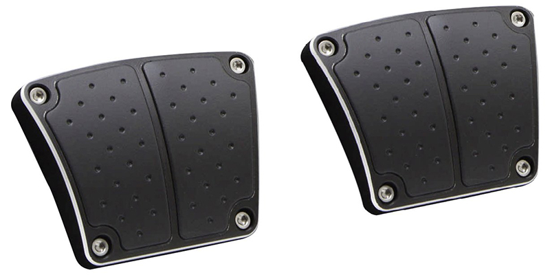 BILLET BRAKE PEDAL COVER BLACKANODIZED SUIT MANUAL / BRAKE