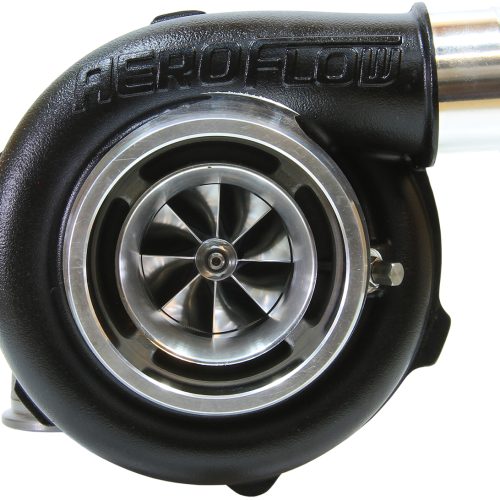 BOOSTED 5455 V-Band .83 Turbocharger 650HP, Hi Temp Black Finish External Wastegate, V-Band Inlet & Exhaust Flanges
