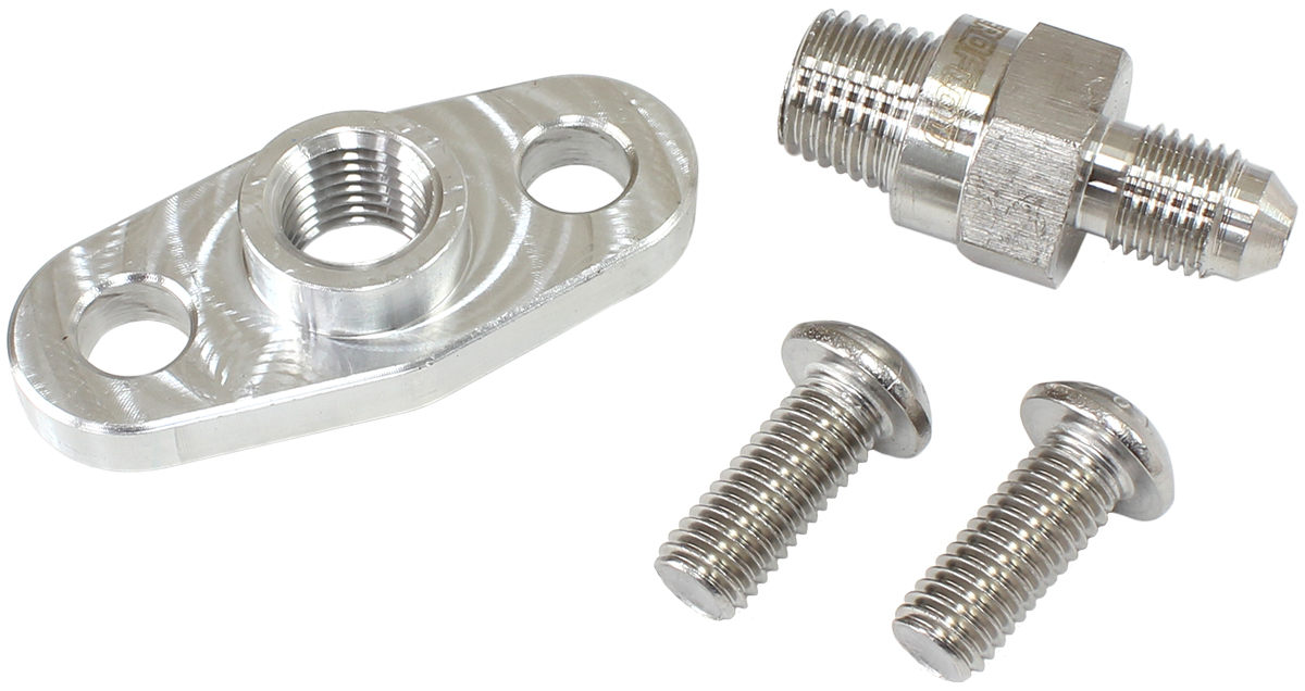 38mm TURBO OIL FEED PLATE 1/4" NPT PORT BOOSTED TURBOS