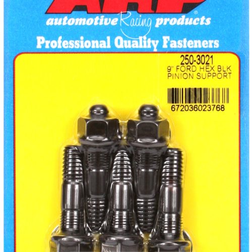 FORD 9″ PINION SUPPORT STUD KIT HEX BLK