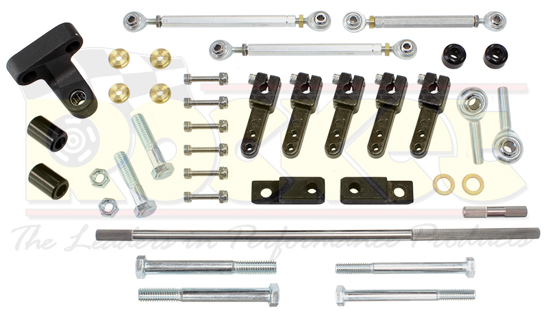 SIDEWAYS TUNNEL RAM LINKAGE 351C FORD 4150 CARBS