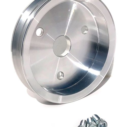 CRANKSHAFT PULLEY, SBC 6-RIB 5.75″ OD, SHORT WATER PUMP