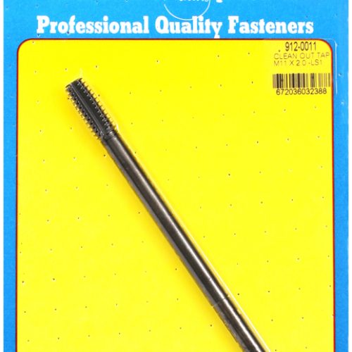 THREAD CLEANING TAP, M11x2.0  6″ UHL FOR LS HEAD BOLT THREAD