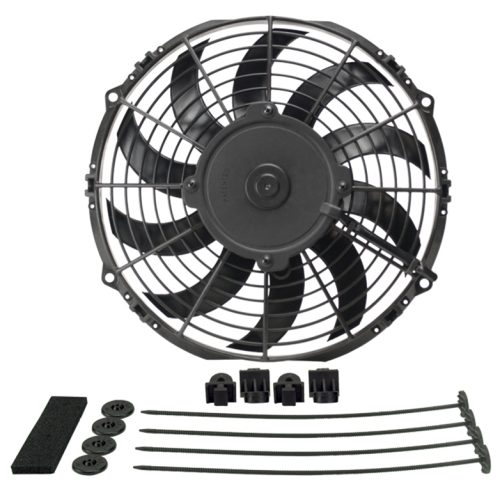 10″ HIGH OUTPUT ELECTRIC FAN CURVED BLADE, PULLER, 840 CFM