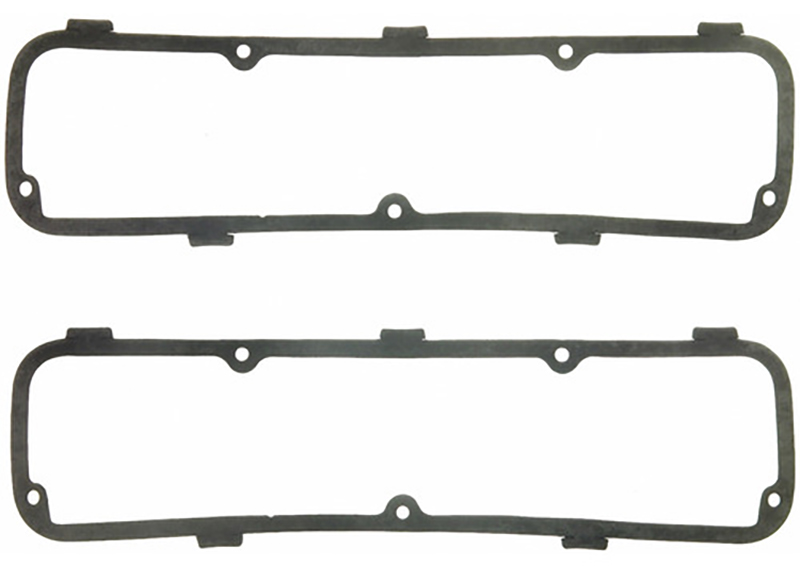 FORD FE 332 - 428 VALVE COVER GASKET SET, BLACK SILICONE