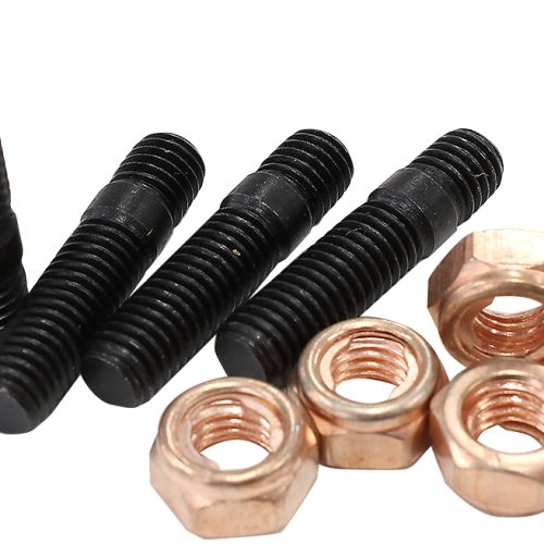 TURBO STUD & NUT KIT M8x1.25mm5 STUDS 5 NUTS M8 X 1.25mm