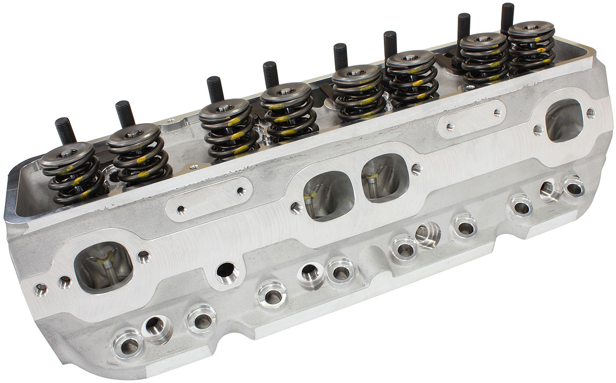SBC CNC 350 400 *PAIR* ASSEMB.S/P ALLOY CYLINDER HEADS 213cc