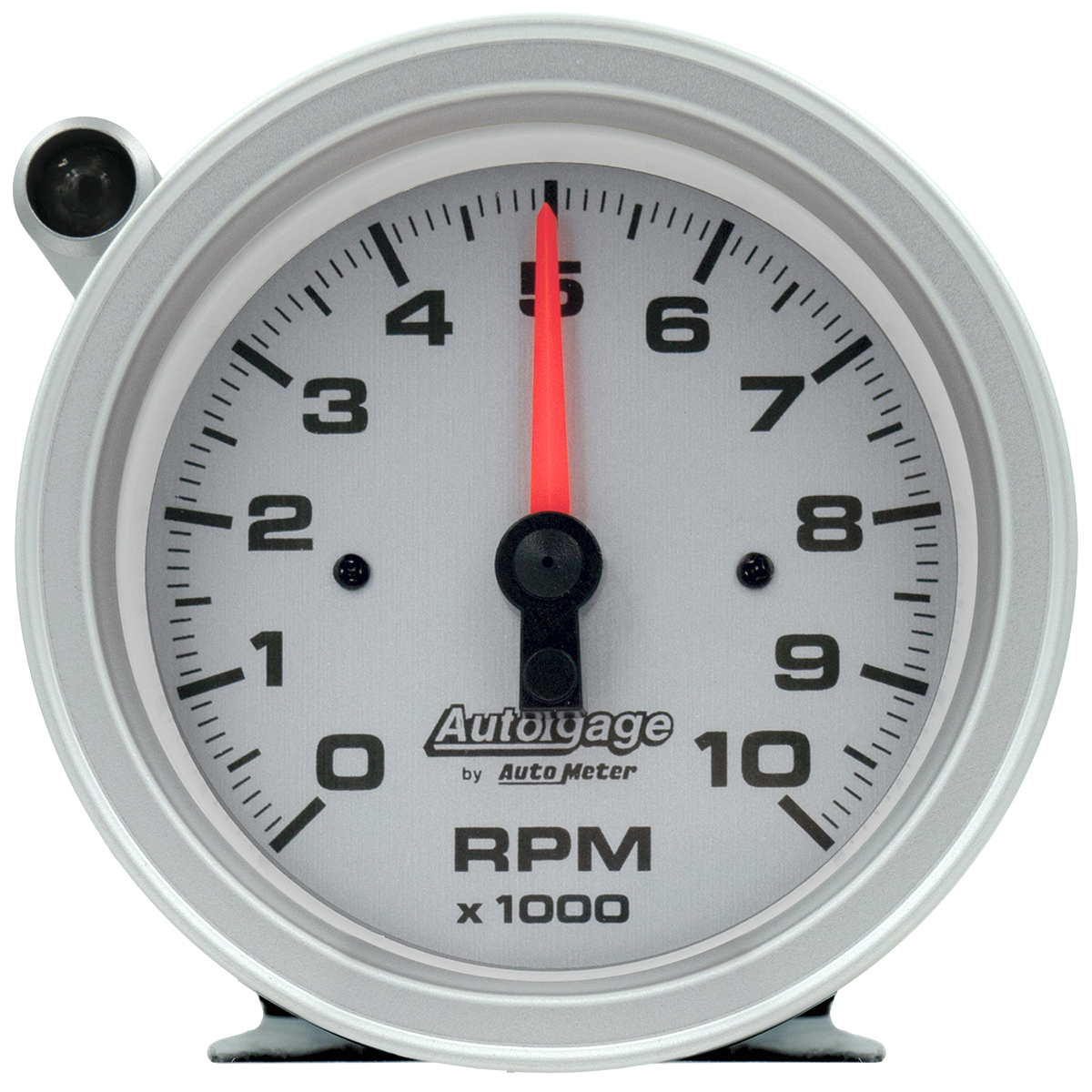 3-3/4" TACH 10,000RPM SILVER W/ SHIFT LIGHT, PEDESTAL MOUNT