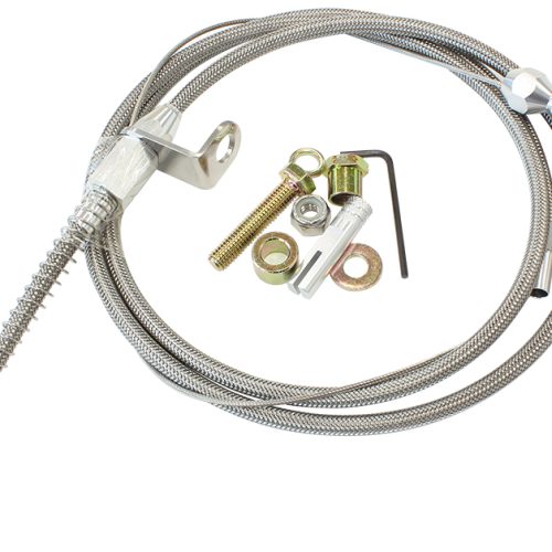 AEROFLOW KICKDOWN POWERGLIDE  CABLE CHROME FINISH