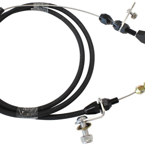 AEROFLOW KICKDOWN POWERGLIDE  CABLE BLACK FINISH