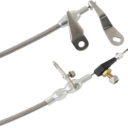 AEROFLOW KICKDOWN FORD C4     CABLE CHROME FINISH