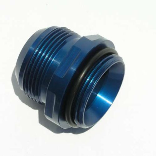 -20AN WATERNECK FITTING BLUE 1.78″ OAL