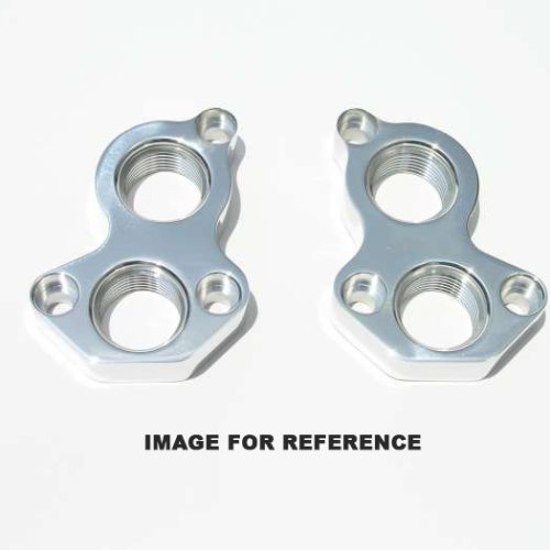 LS1 BLOCK ADAPTERS, BLACK     -12AN ORB, FOR REMOTE W/PUMP