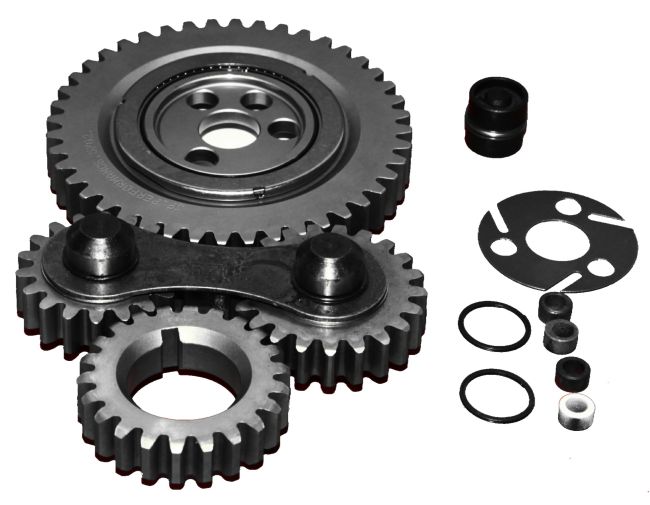 DUAL IDLER GEAR DRIVE SBC S/B CHEV