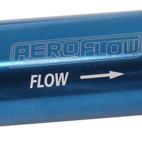 -6AN TURBO INLINE OIL FILTER BLUE 30 MICRON WASHABLE