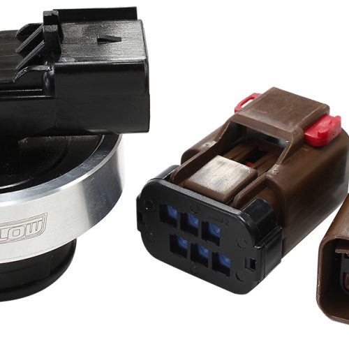 ELECTRICAL BULKHEAD CONNECTOR WELD IN 6 PIN ALLOY