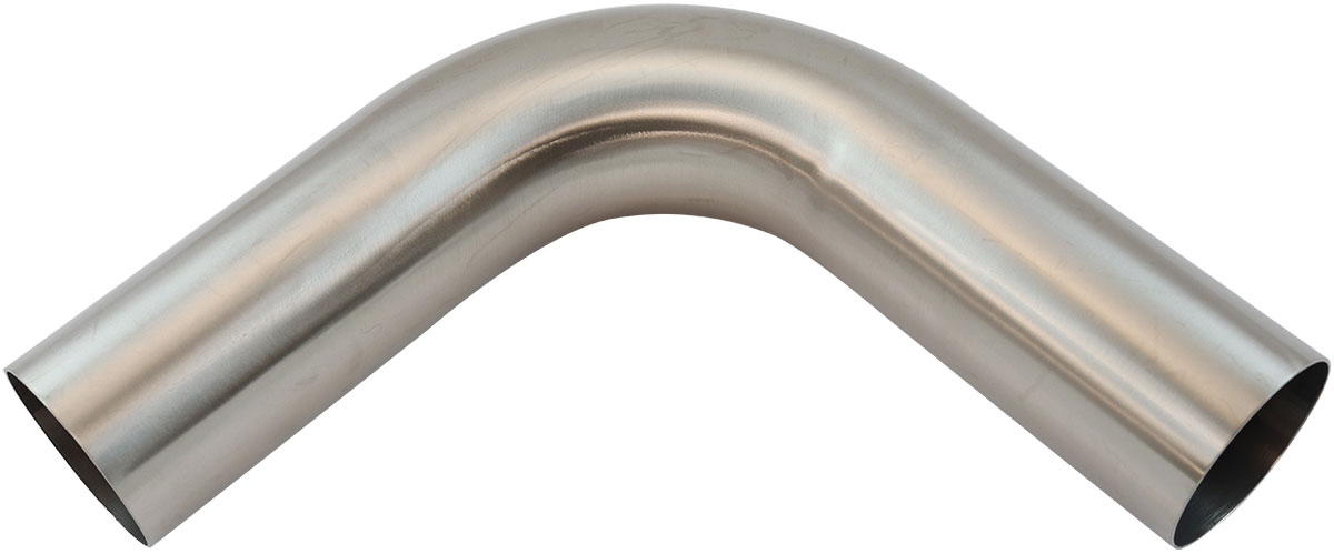 304 S/S BEND 90 DEG 4-1/2" O.D1.5MM (.059") 150mm / 6" LEG