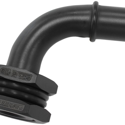 BULKHEAD 90 TURBO DRAIN 5/8   BARB OIL PAN SUMP ADAPTER