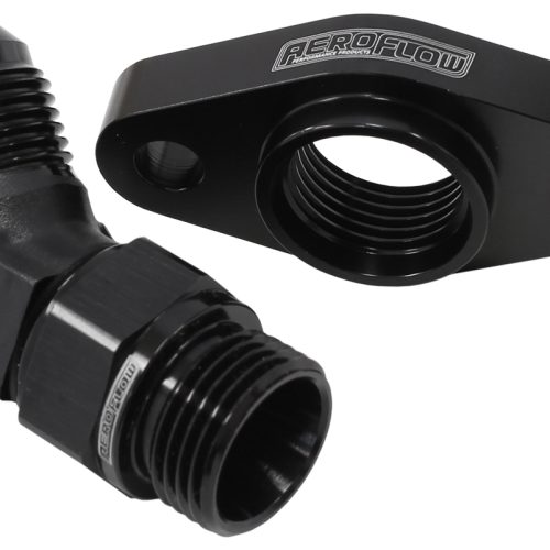 TURBO DRAIN ADAPTER -10AN 45  DEGREE 51MM HOLE CENTRES