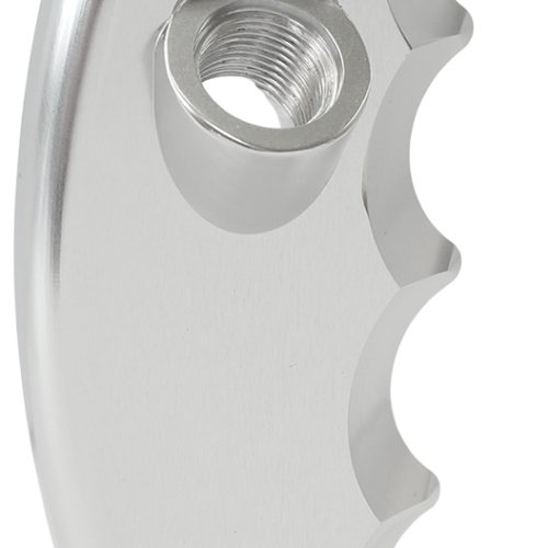 BUTTON PISTOL GRIP SIDE PLATE DRIVERS SIDE HANDLE SILVER