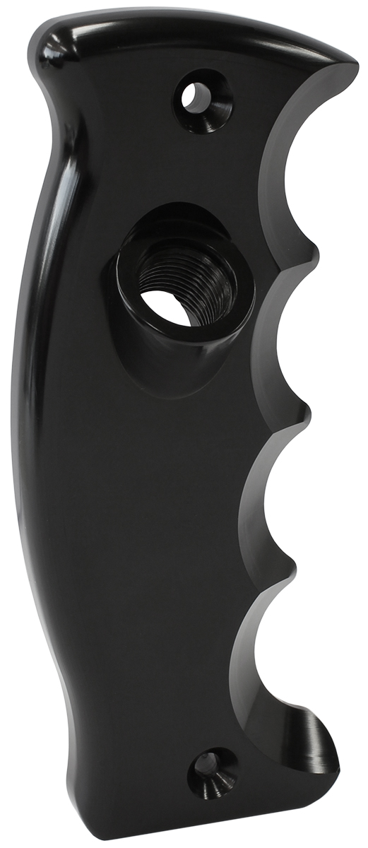 BUTTON PISTOL GRIP SIDE PLATE DRIVERS SIDE HANDLE BLACK