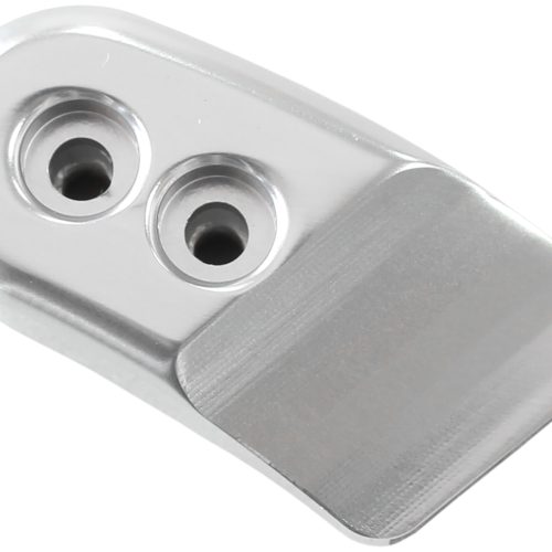SILVER REVERSE LOCKOUT COVER  REPLACEMENT BILLET NITRO PISTO