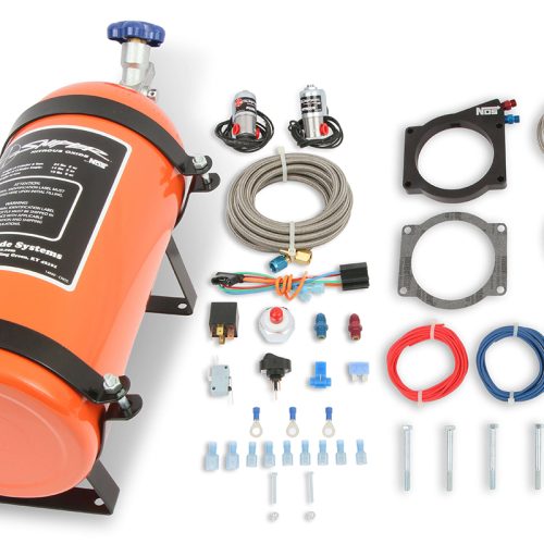 SNIPER NOS KIT, LS PLATE 90MM 4-BOLT THROTTLE BODY 100-150HP