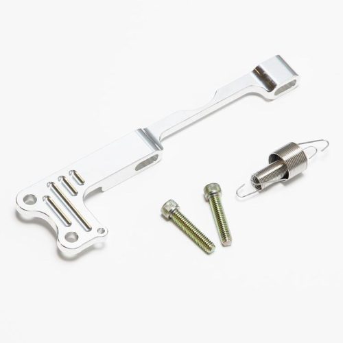 HOLLEY SNIPER THROTTLE & KICK DOWN CABLE BRACKET, POLISHED