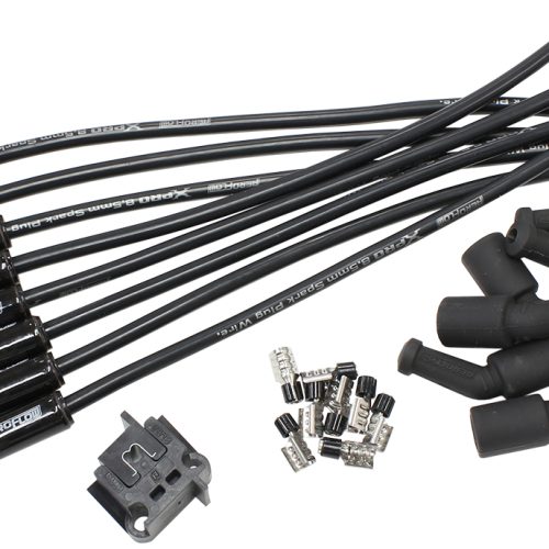 CERAMIC GM LS UNIVERSAL SPARK PLUG LEAD SET BLACK LS1 LS2