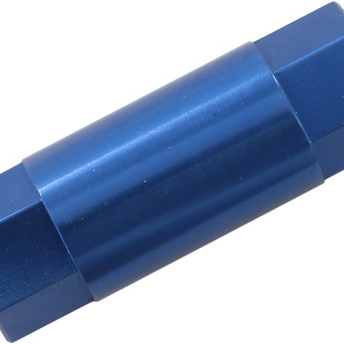 M6 FEMALE HEX SPACER BLUE     1 PER PACK 40mm LENGTH