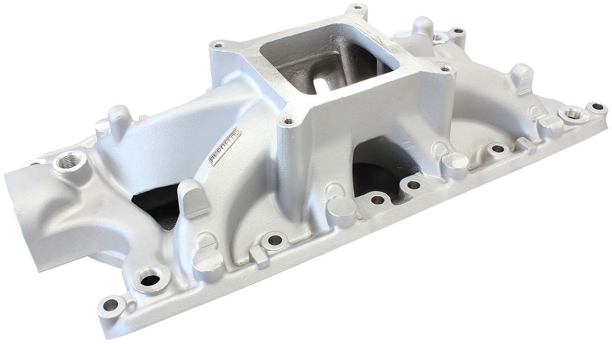 SBF HI RISE INTAKE MANIFOLD SINGLE PLANE FORD 302 NATURAL
