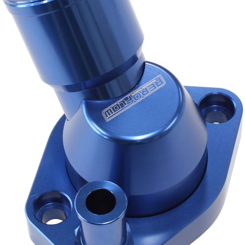 BILLET THERMOSTAT HOUSING BLUEFORD WINDSOR 45 DEG SWIVEL