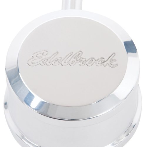 ROUND BREATHER POLISHED W/    90 DEG PCV PUSH IN