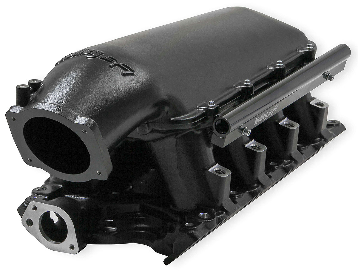 EFI HI-RAM INTAKE 351W 9.5" SUIT 95MM TB. BLACK
