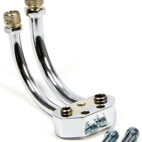 CHROME A/C LINE MANIFOLD      FITS SANDEN 7176