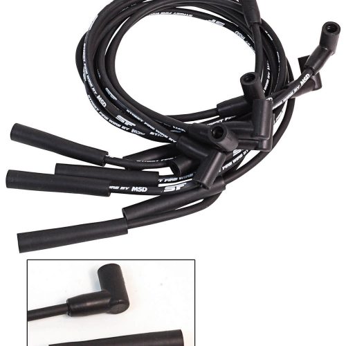STREETFIRE LEAD SET, FORD V8 STRAIGHT PLUG, 90° HEI DIST