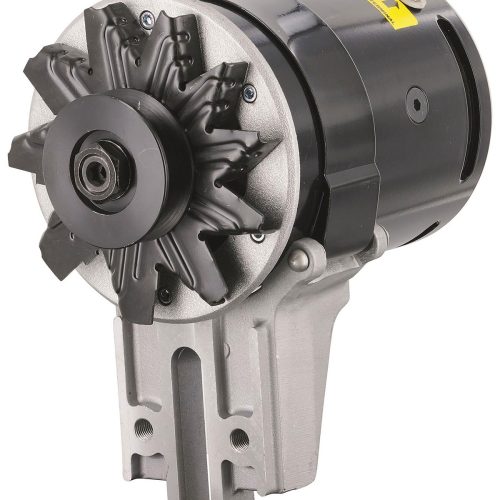 POWERMASTER GENERATOR 90 AMPS SUIT FOR FLATHEAD 49-53 BLACK*