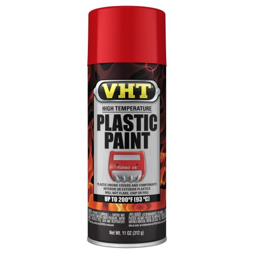 VHT HIGH TEMP PLASTIC PAINT   GLOSS RED