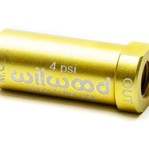 RESIDUAL PRESSURE VALVE, 4PSI GOLD, NO FITTINGS