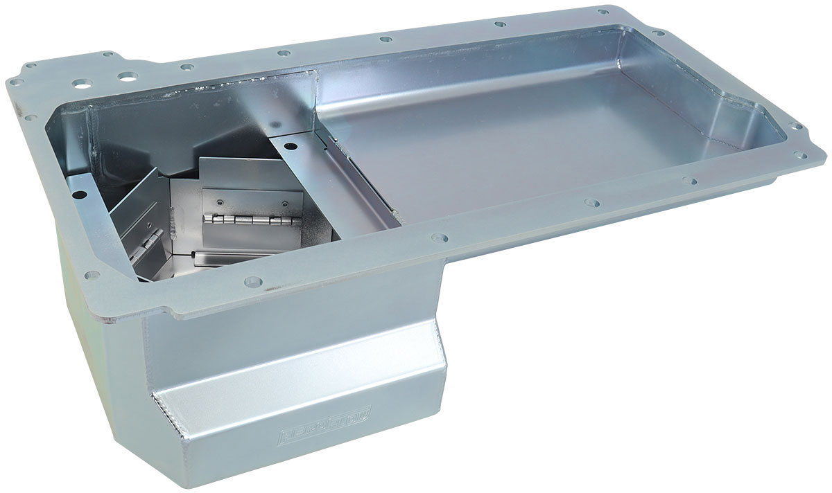 LS CHEV FABRICATED OIL PAN REAR SUMP OIL FILTER ADAPTER