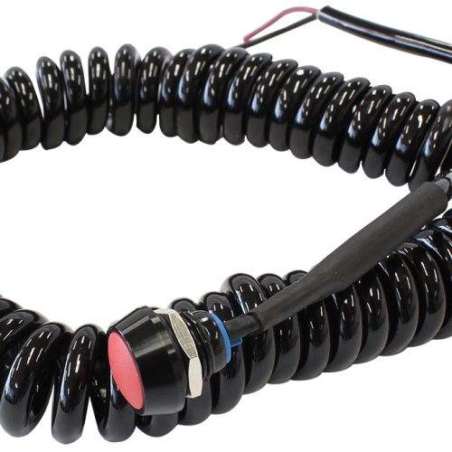 BANG SHIFT MOMENTARY BUTTON   SPIRAL CORD SWITCH RED