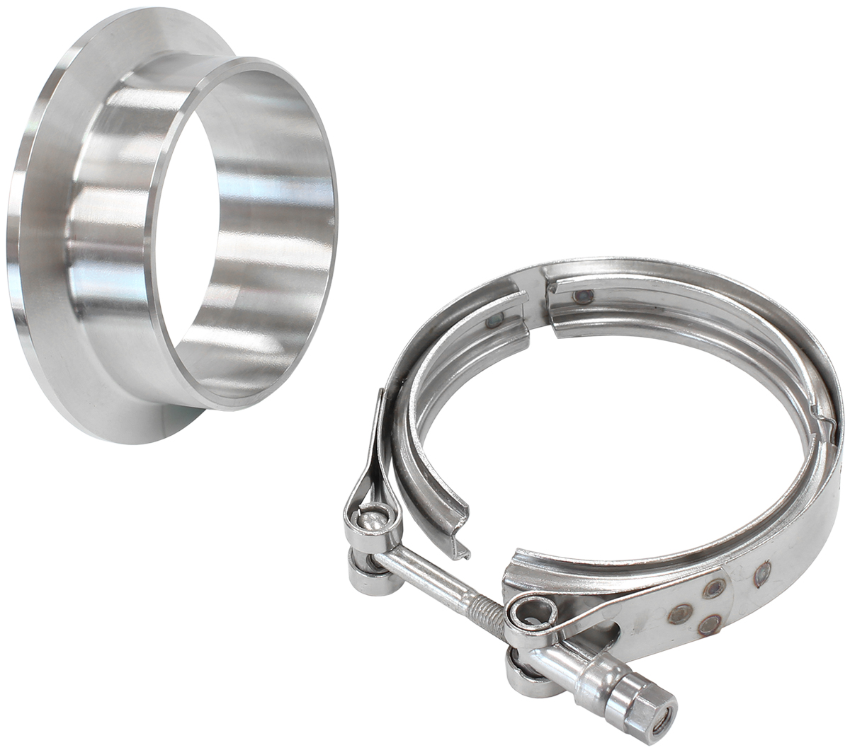 3.54" O.D SS BOOSTED VBAND KITSUIT 6662 S/S V BAND T/O