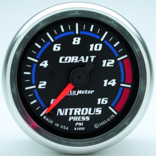 COBALT 2-1/16″ NITROUS PRESS  0-1600PSI, FULL SWEEP ELECTRIC