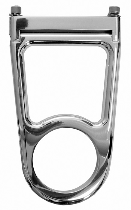 BORG BILLET ALUM OPEN COL DROP1-3/4X 4 POLISHED -SWIVEL-