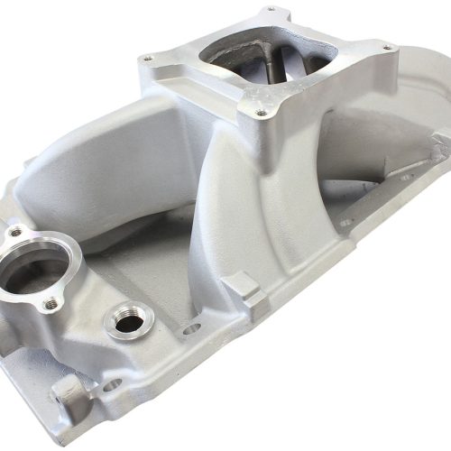 BBC HI RISE INTAKE MANIFOLD   SINGLE PLANE OVAL 454 NATURAL