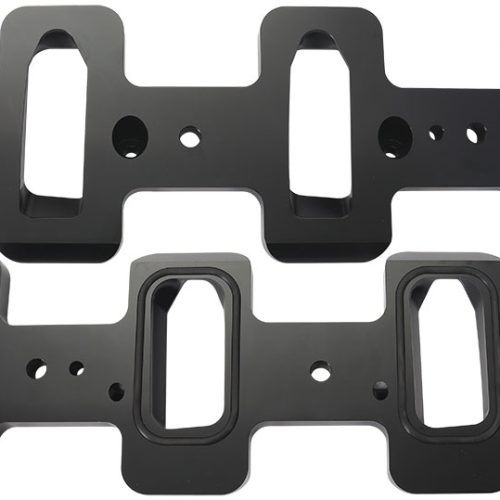 GM LS INTAKE ADAPTER CATHEDRALTO RECTANGLE HEAD, LSA CHARGER