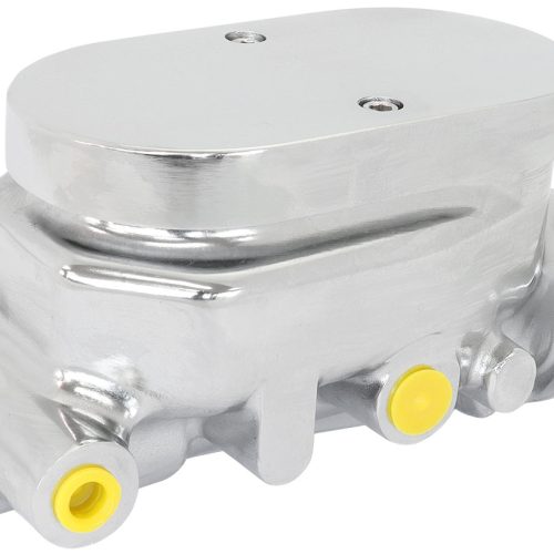 BRAKE MASTER CYLINDER 1″ BORE CAST ALUMINIUM CHROME SMOOTH