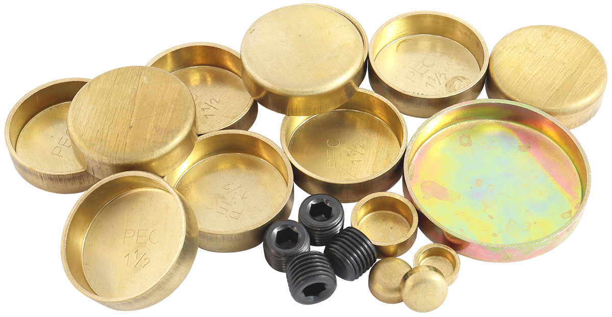 SBF WELSH PLUG KIT FORD 289 302 351 WINDSOR BRASS